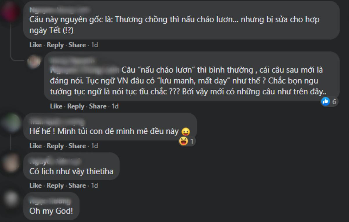 Tờ lịch xuất hiện câu chữ thô tục: 'Chồng ăn chồng...', chuyên gia nhận định 'không thể chấp nhận được' Ảnh 2