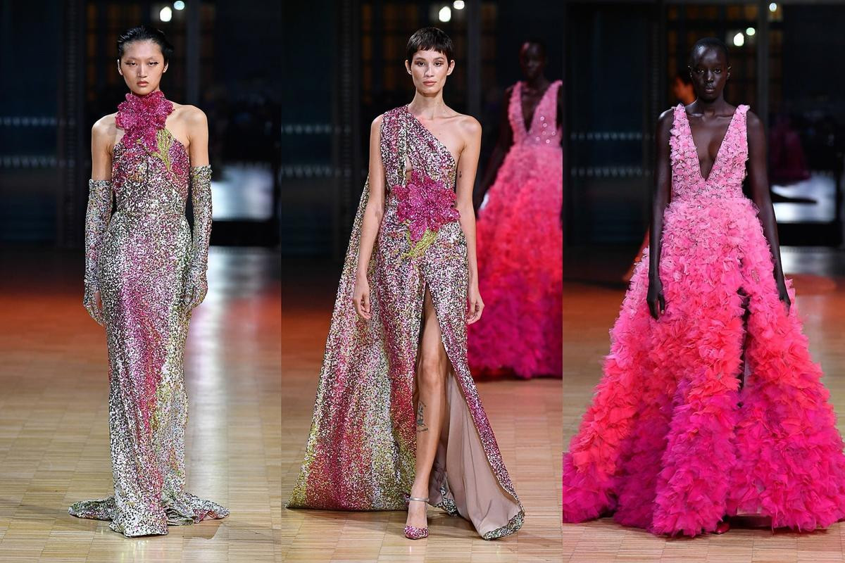 Phương Oanh kiều diễm trong show Haute Couture của Elie Saab, fan sởn da gà tự hào! Ảnh 12