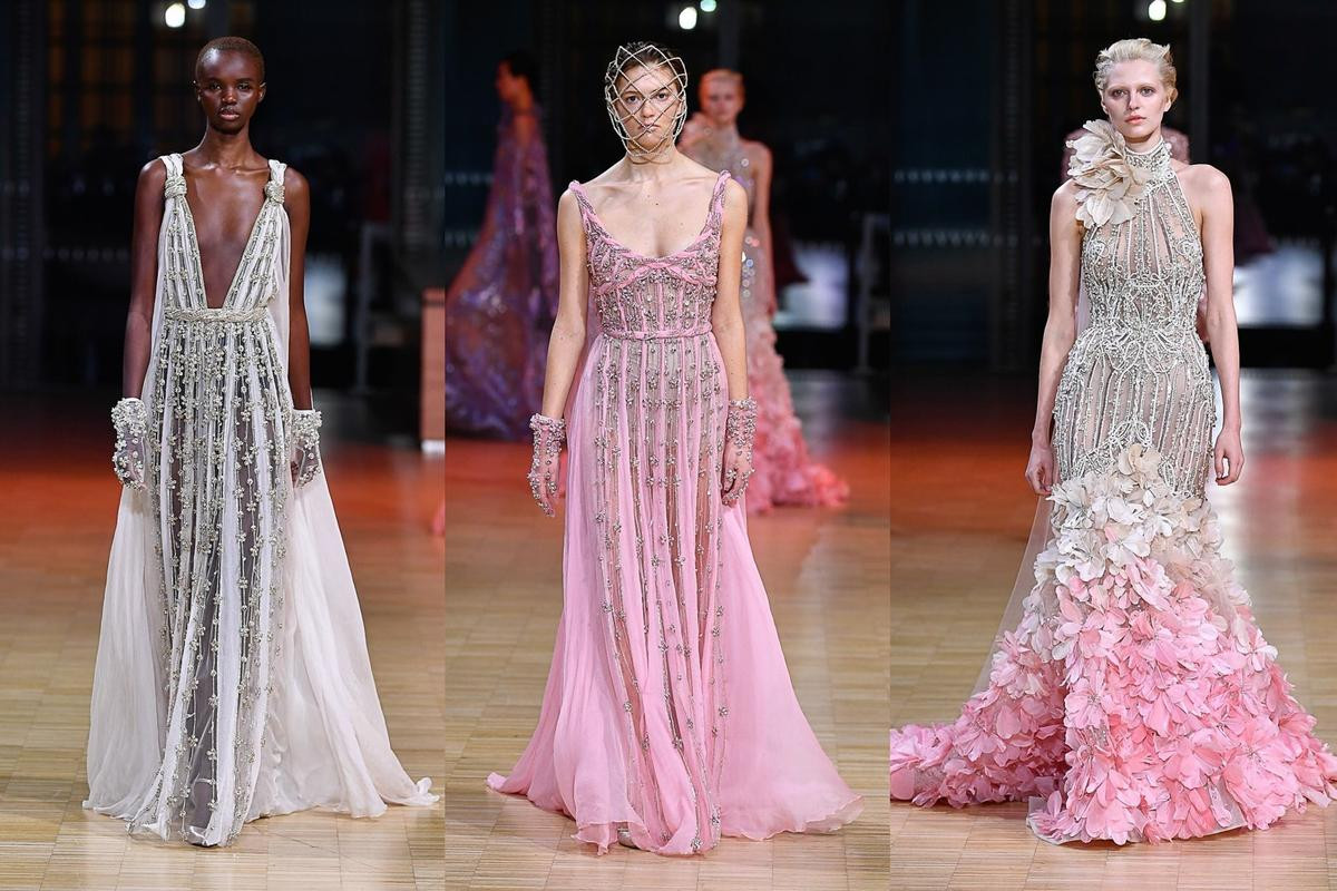 Phương Oanh kiều diễm trong show Haute Couture của Elie Saab, fan sởn da gà tự hào! Ảnh 10