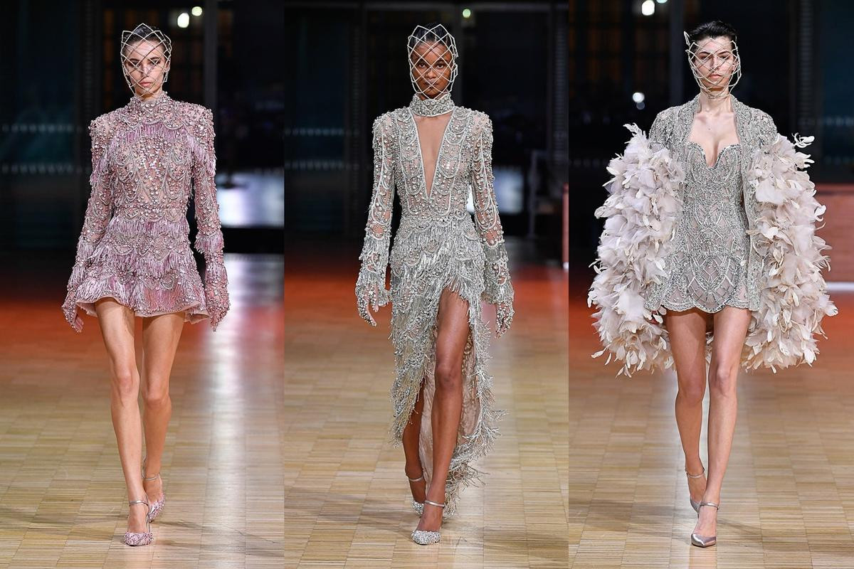 Phương Oanh kiều diễm trong show Haute Couture của Elie Saab, fan sởn da gà tự hào! Ảnh 18