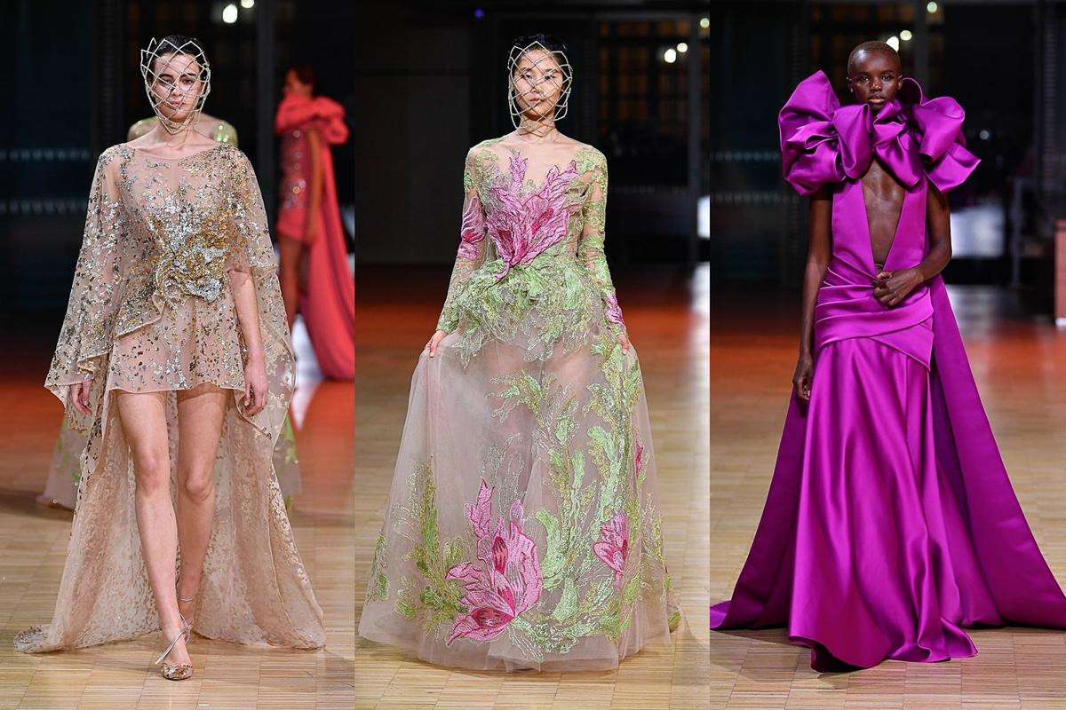 Phương Oanh kiều diễm trong show Haute Couture của Elie Saab, fan sởn da gà tự hào! Ảnh 17