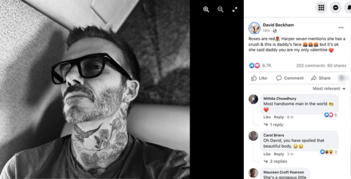 Ái nữ Harper mới ngày nào bé tí giờ đã có crush, David Beckham hậm hực 'dằn mặt' khiến netizen phì cười Ảnh 1