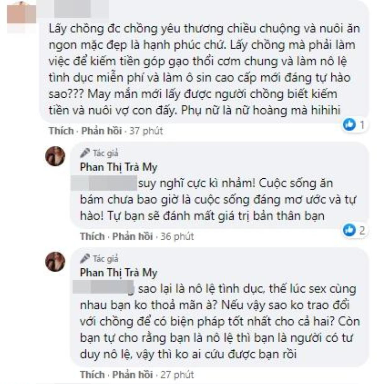 Trà My 'đá xéo' Tăng Thanh Hà là 'máy đẻ' và 'ăn bám' nhà chồng Ảnh 3