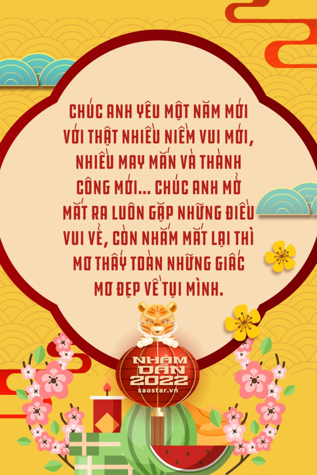 Hỡi các tình yêu ơi, 10 câu chúc Tết dưới đây sẽ giúp bạn ghi điểm trong mắt 'nửa kia' Ảnh 5