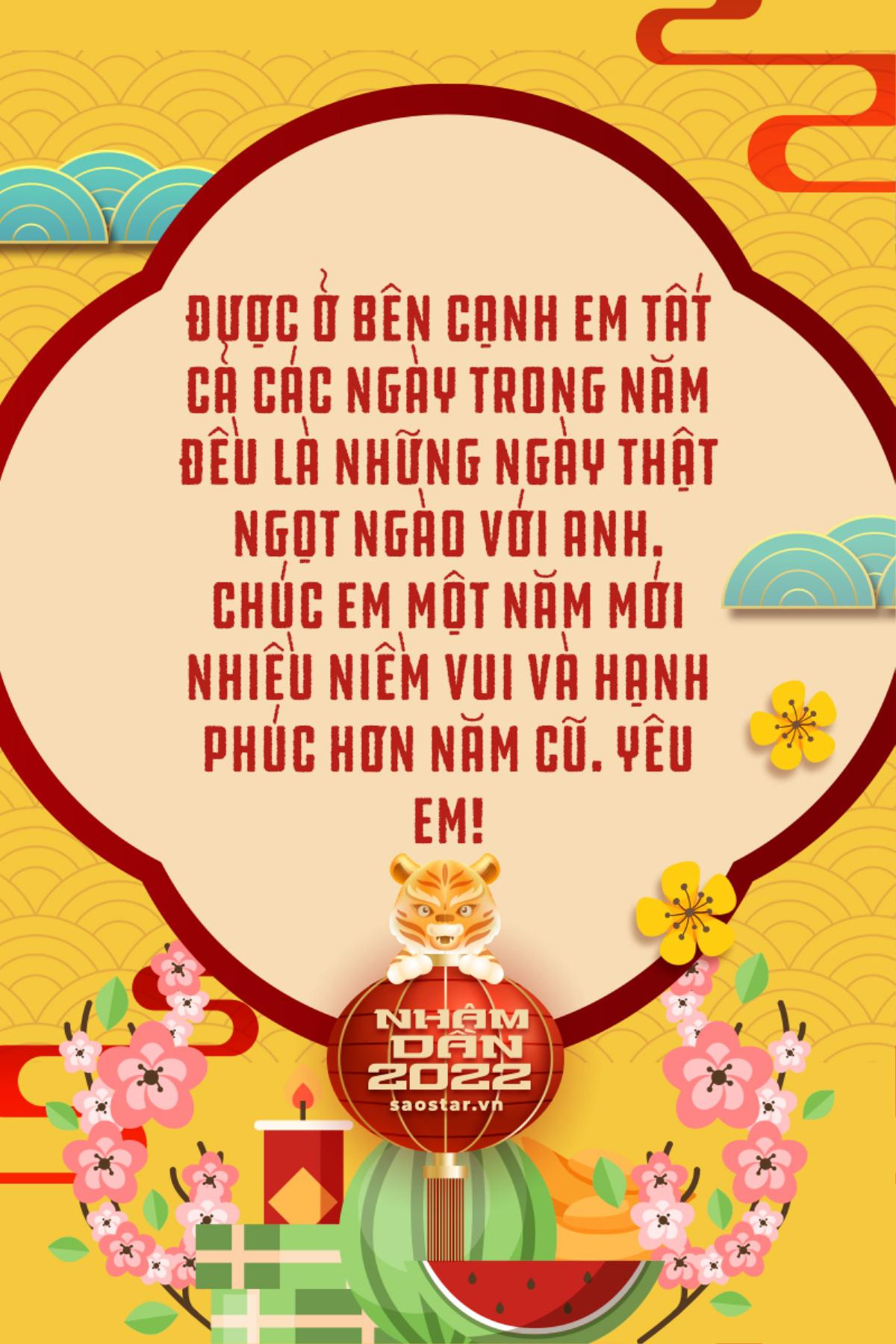 Hỡi các tình yêu ơi, 10 câu chúc Tết dưới đây sẽ giúp bạn ghi điểm trong mắt 'nửa kia' Ảnh 7