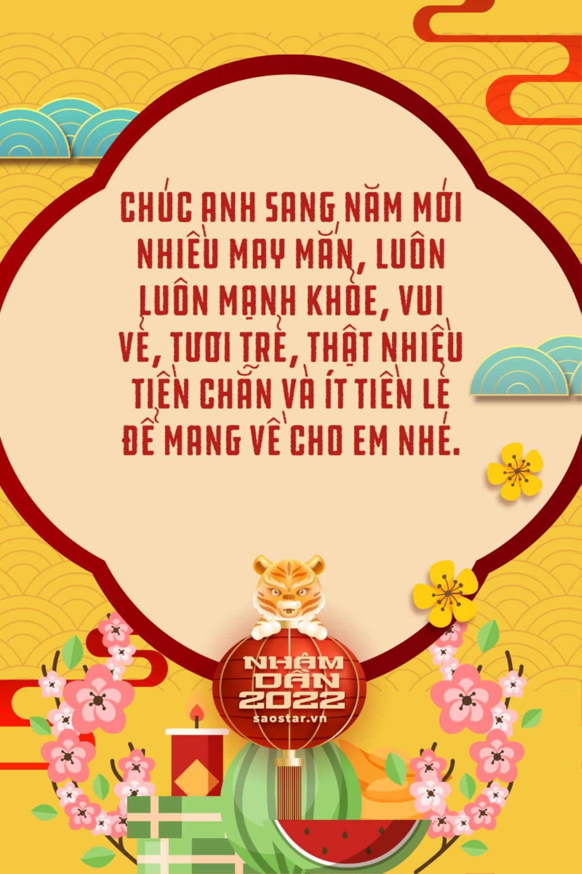 Hỡi các tình yêu ơi, 10 câu chúc Tết dưới đây sẽ giúp bạn ghi điểm trong mắt 'nửa kia' Ảnh 3