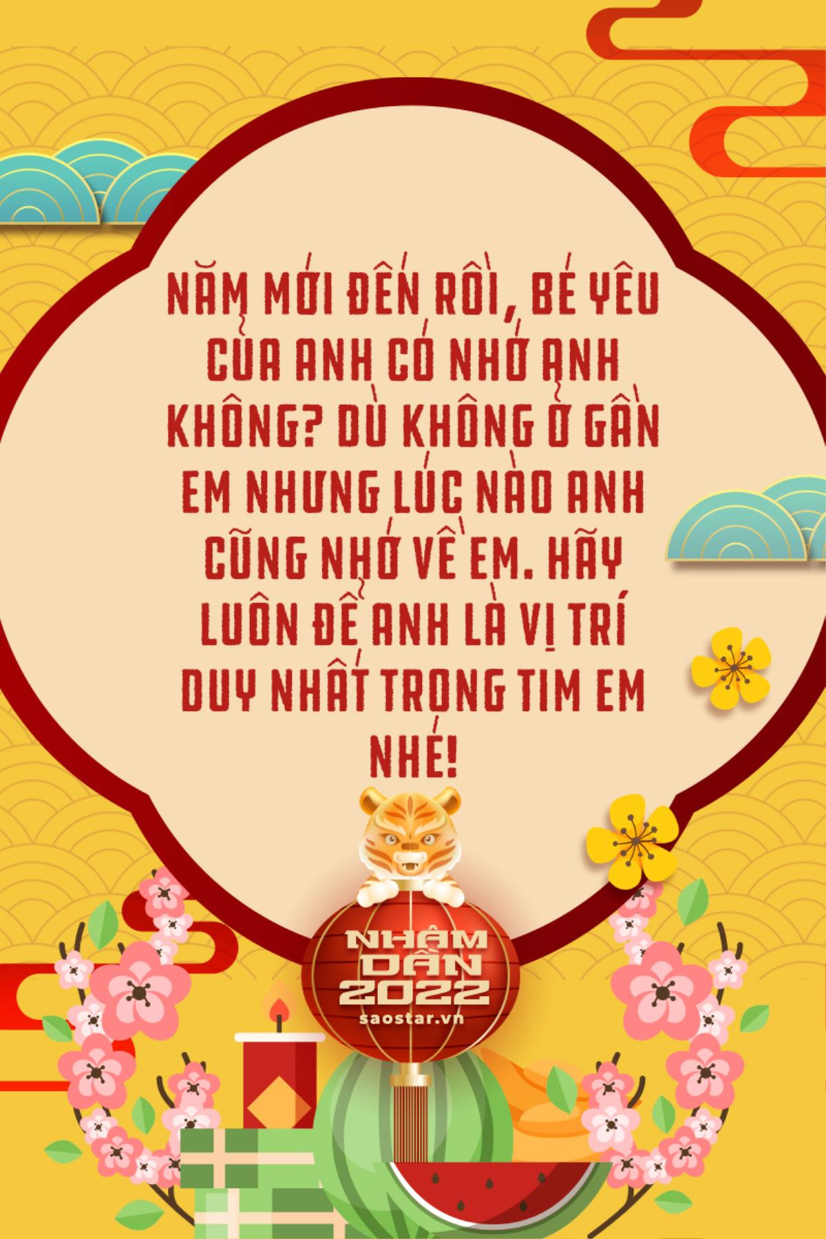 Hỡi các tình yêu ơi, 10 câu chúc Tết dưới đây sẽ giúp bạn ghi điểm trong mắt 'nửa kia' Ảnh 8