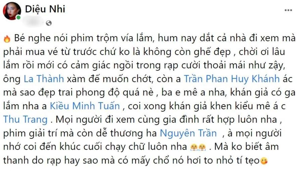 Diệu Nhi khen Anh Tú: 'Không còn mỹ từ gì để diễn tả' Ảnh 2