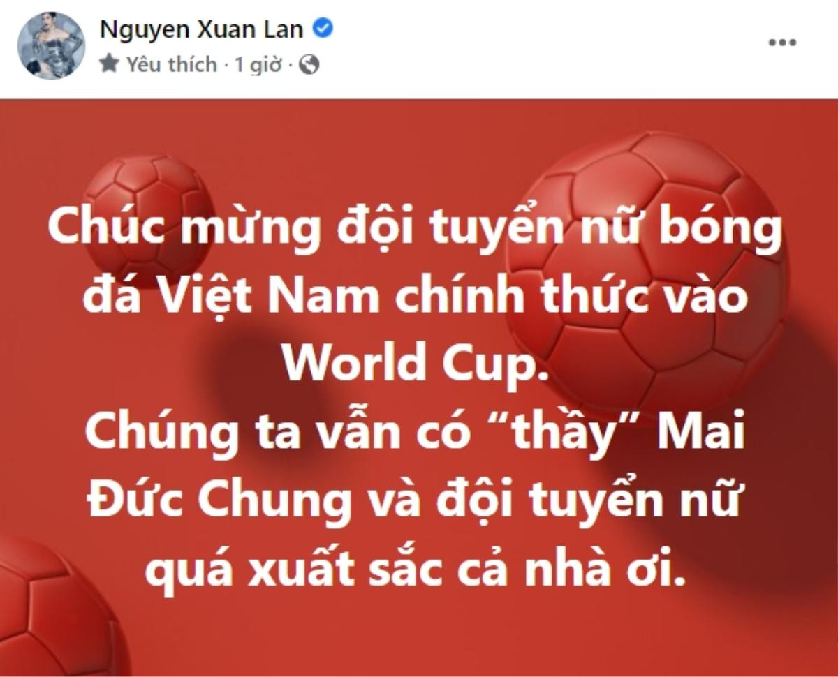 Quốc Trường, Văn Mai Hương và dàn sao Việt vỡ òa với chiến thắng của tuyển nữ Việt Nam giành vé World Cup Ảnh 6