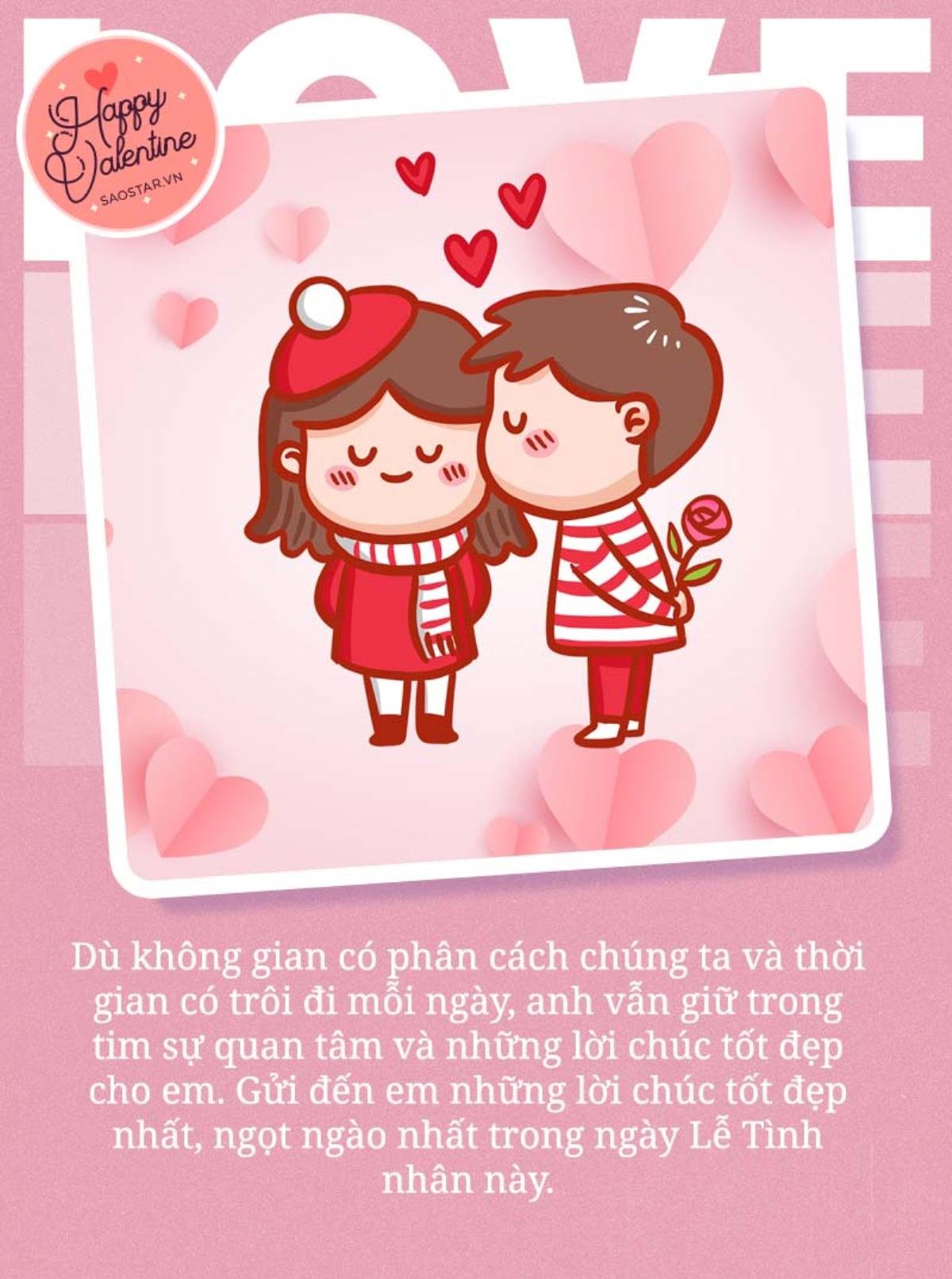 Những câu chúc Valentine ngọt ngào gửi đến 'nửa kia' Ảnh 5