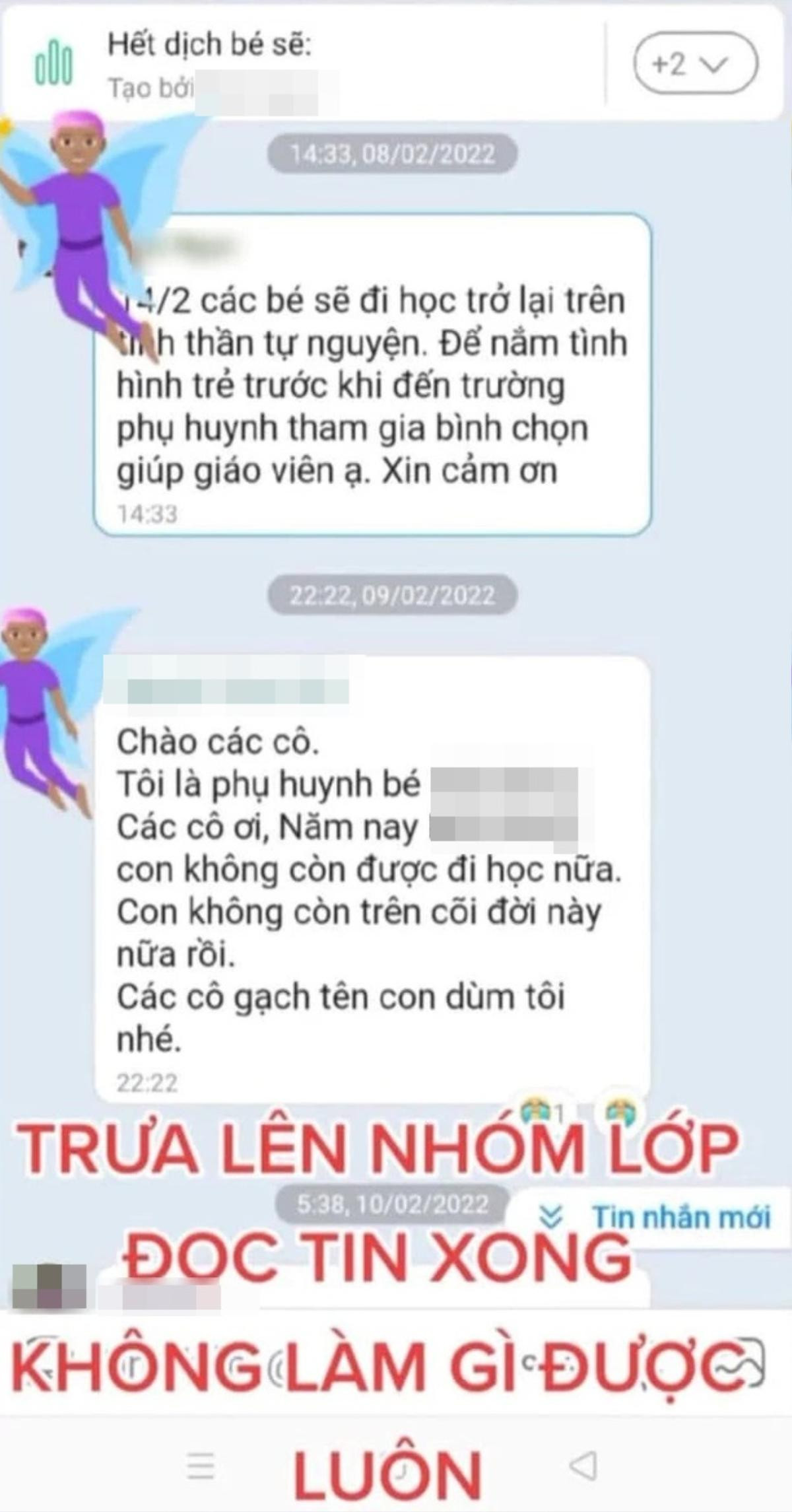 Cô giáo thông báo lịch đi học trở lại, dòng tin nhắn bất ngờ của một phụ huynh khiến tất cả nín lặng Ảnh 1