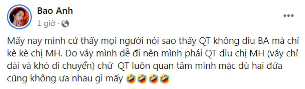 Bảo Anh lên tiếng chuyện bị Quốc Trường bỏ lơ vì chỉ quan tâm Minh Hằng: 'Hai đứa mình không ưa nhau' Ảnh 3