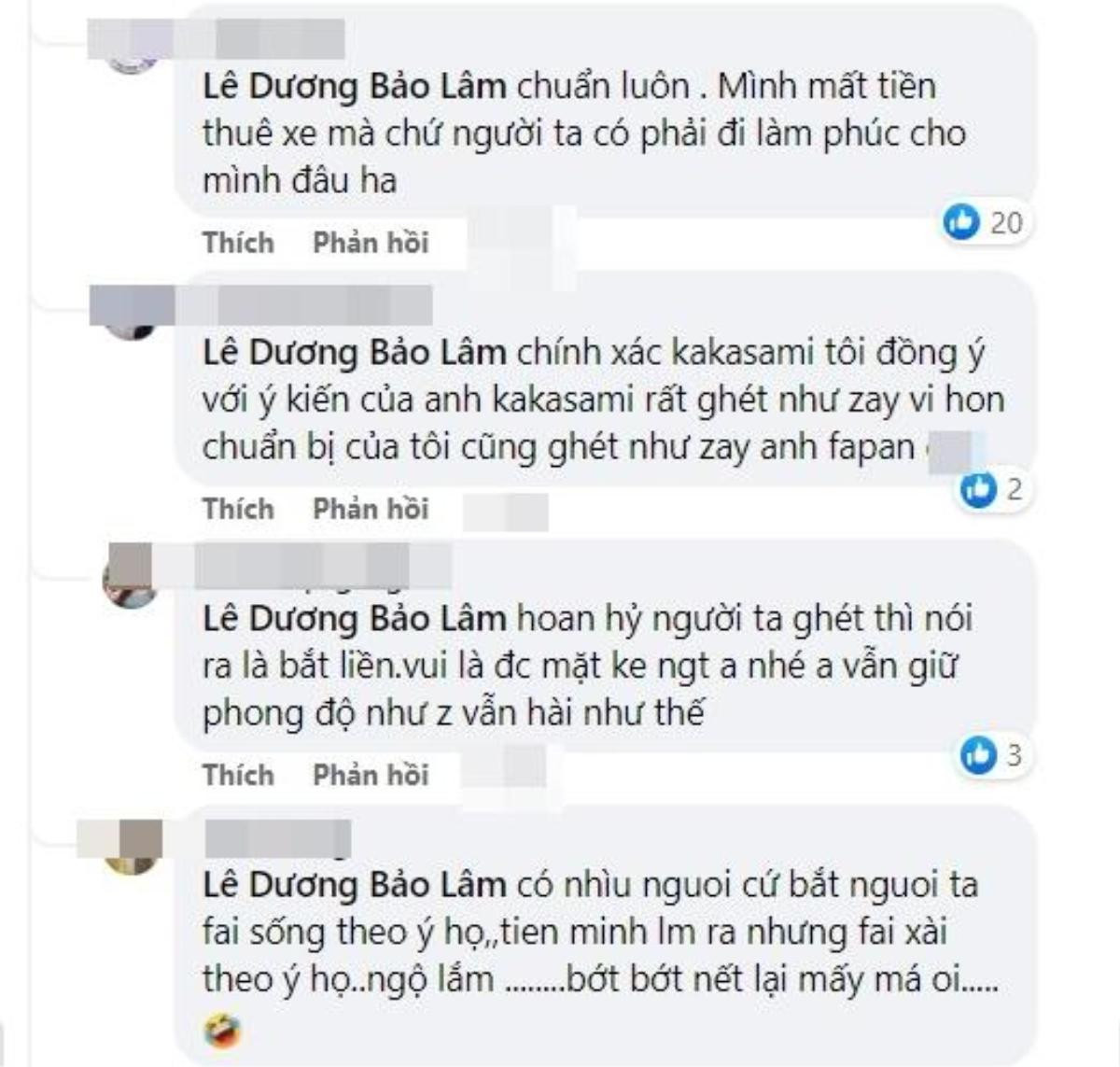 Bị chỉ trích về việc than vãn sự cố khi thuê xe, Lê Dương Bảo Lâm đáp trả 'cực căng' Ảnh 5