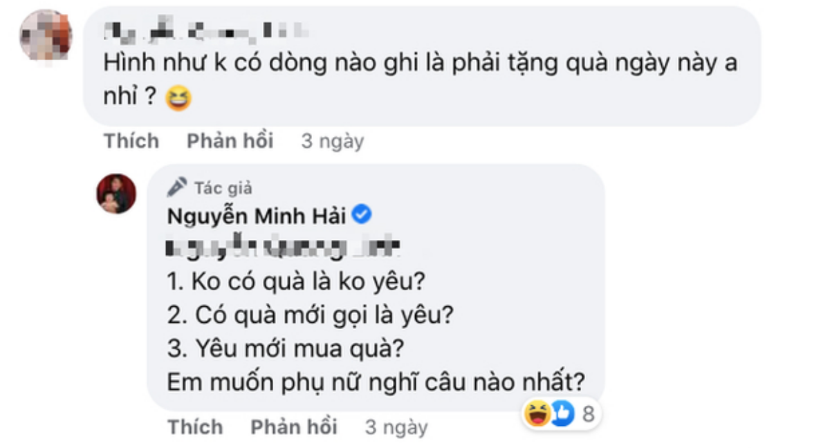 Bị dân mạng chất vấn việc không tặng quà vợ trong ngày Valentine, chồng Hòa Minzy có phản ứng ra sao? Ảnh 3