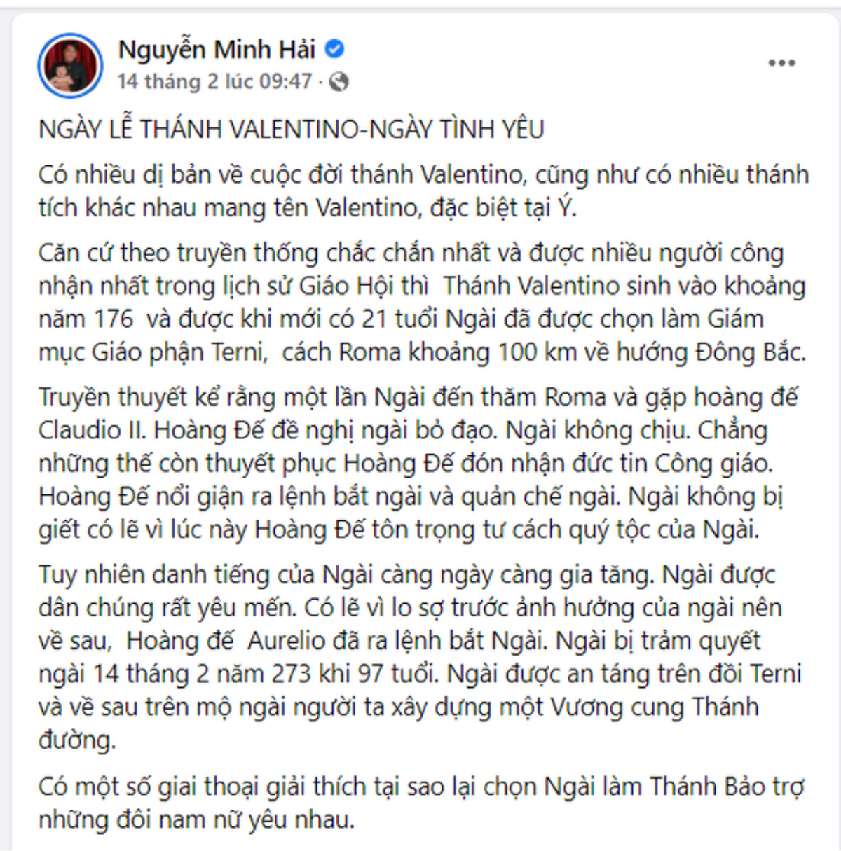 Bị dân mạng chất vấn việc không tặng quà vợ trong ngày Valentine, chồng Hòa Minzy có phản ứng ra sao? Ảnh 2