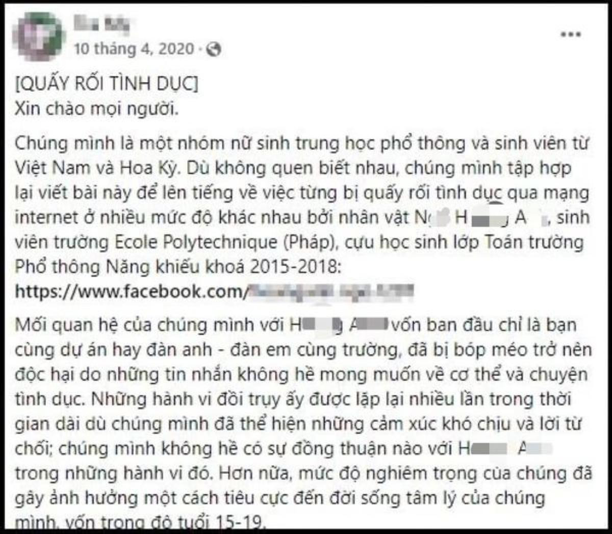 Động thái mới nhất của người trẻ lọt top Forbes Under 30 sau khi bị tố quấy rối tình dục nhiều nữ sinh Ảnh 1