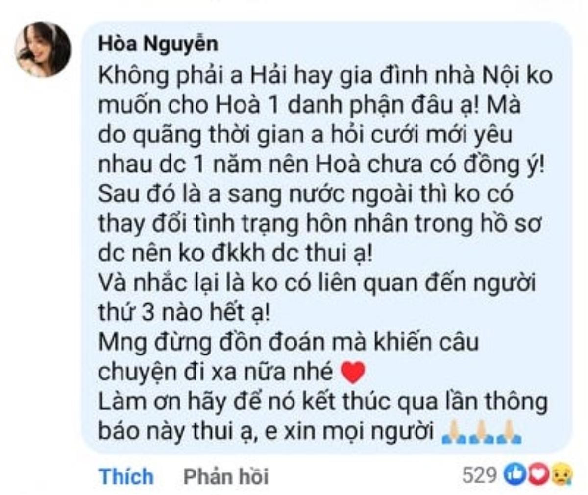 Hoà Minzy tiết lộ lý do chưa đăng ký kết hôn: 'Không phải phía nhà chồng từ chối danh phận' Ảnh 2