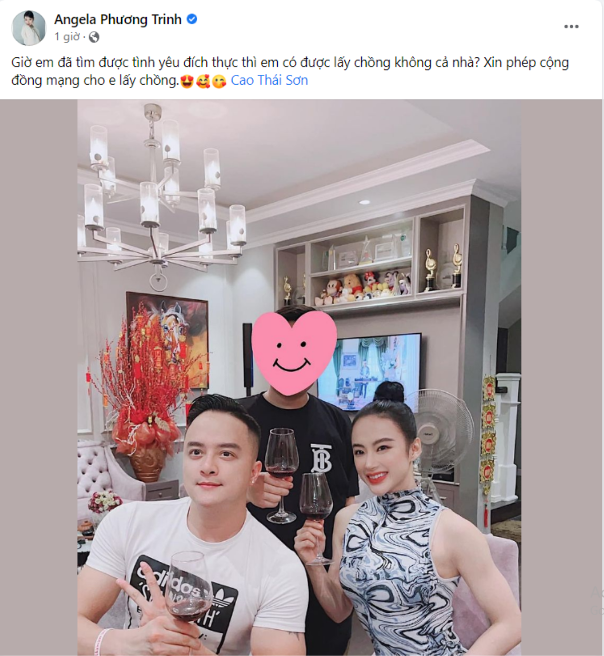 Đăng ảnh với Cao Thái Sơn, Angela Phương Trinh xác nhận chuyện lấy chồng, showbiz Việt sắp có tin vui? Ảnh 1