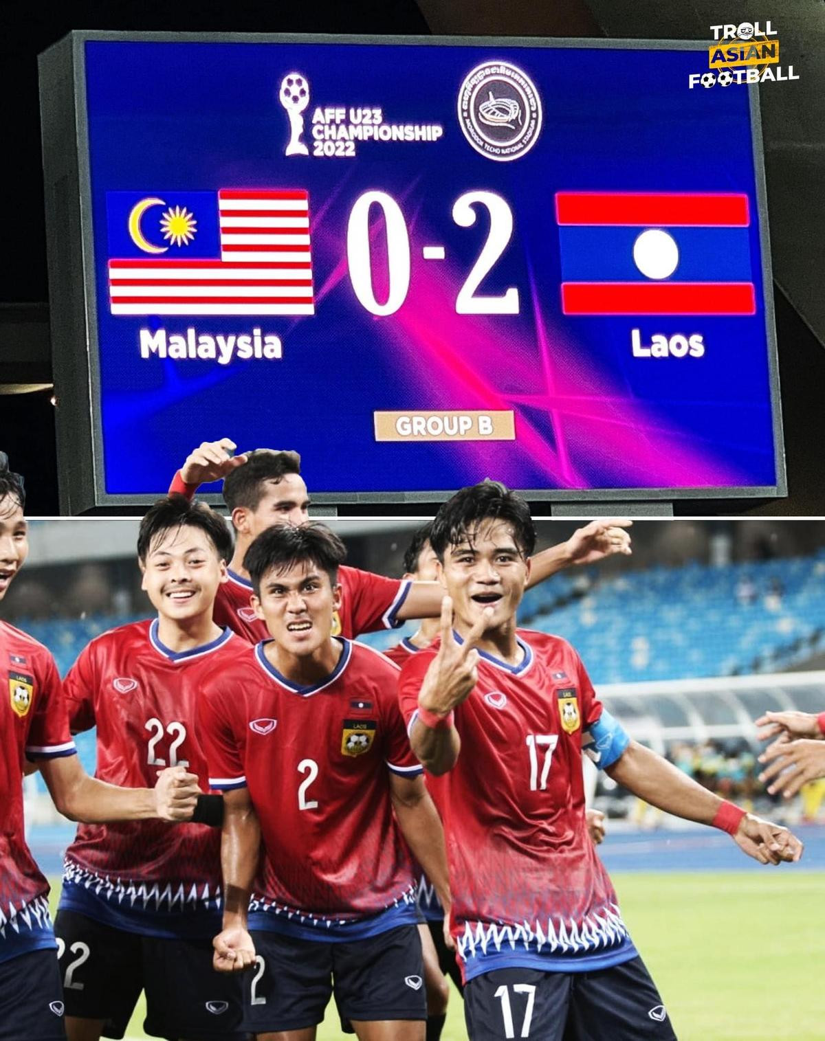 U23 Lào đè bẹp Malaysia, thách thức Việt Nam và Thái Lan Ảnh 1