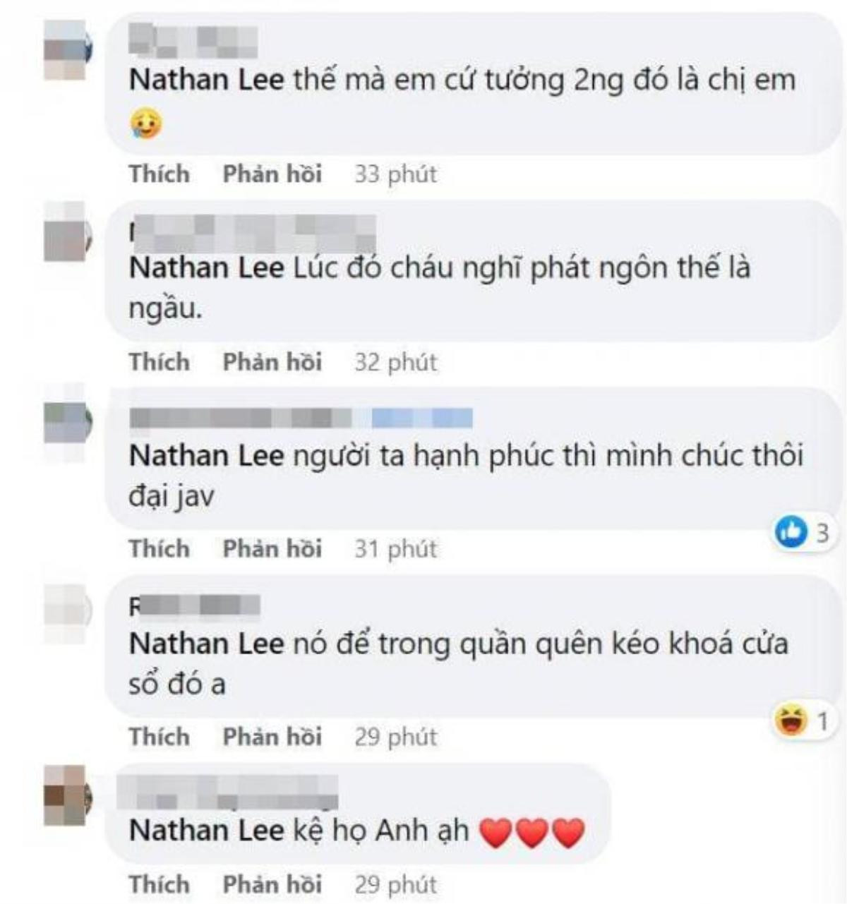 Dòng bình luận của Nathan Lee nhanh chóng thu hút sự chú ý của cư dân mạng