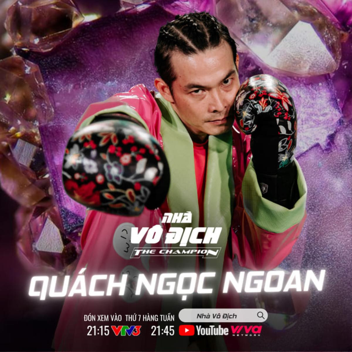 'Hai ông bố' Quách Ngọc Ngoan - Tim lên sàn đấu The Champion: Kỳ phùng địch thủ là đây! Ảnh 1