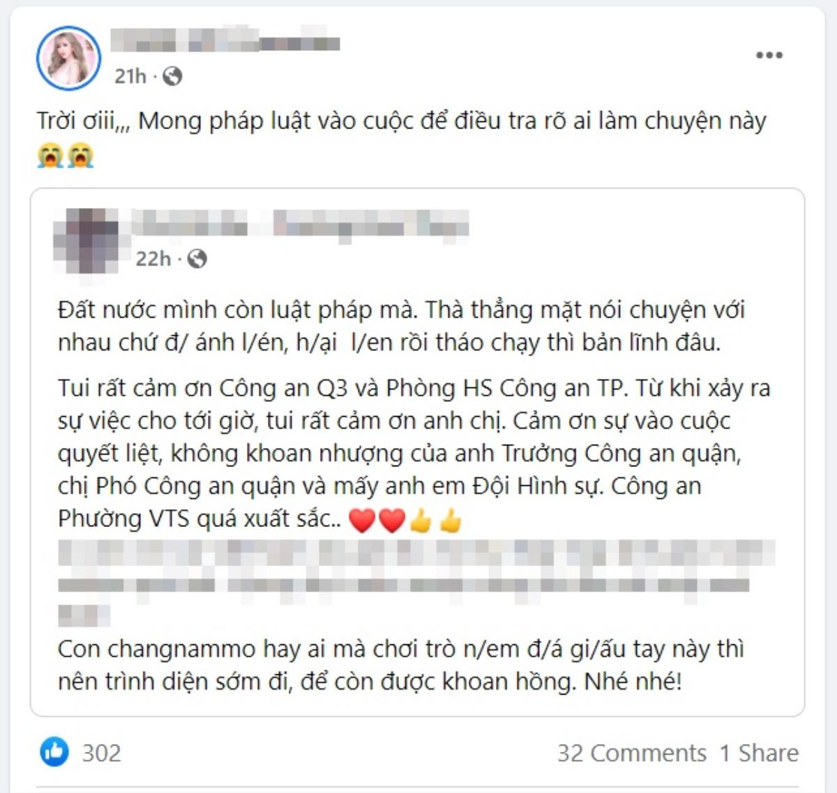 Trần My chia sẻ bài đăng về vụ hành hung có bóng gió nhắc đến Trang Nemo, dân tình hóng xem là biến gì Ảnh 1