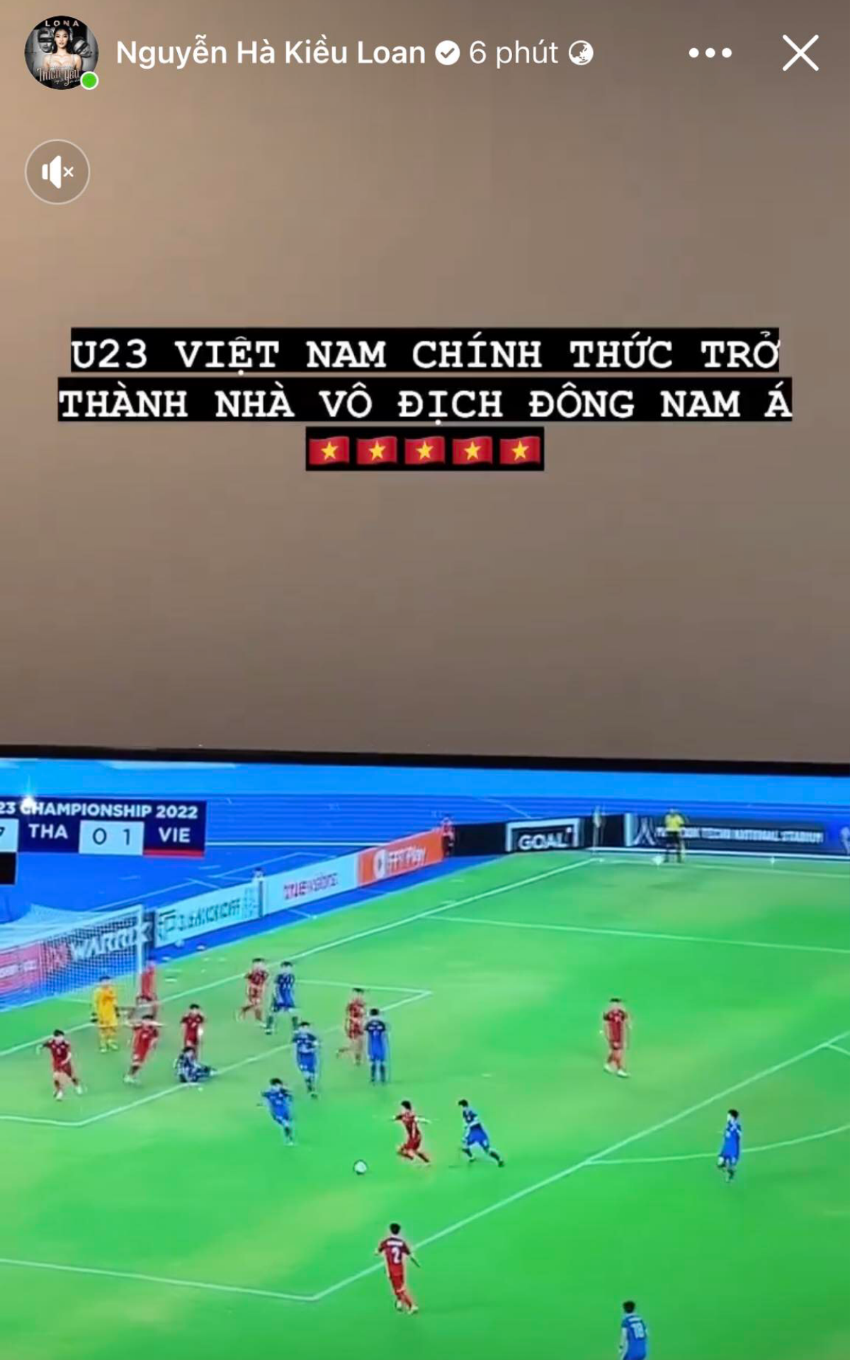 Tuấn Trần, Quân A.P cùng dàn sao Việt chúc mừng chức vô địch của U23 Việt Nam Ảnh 7