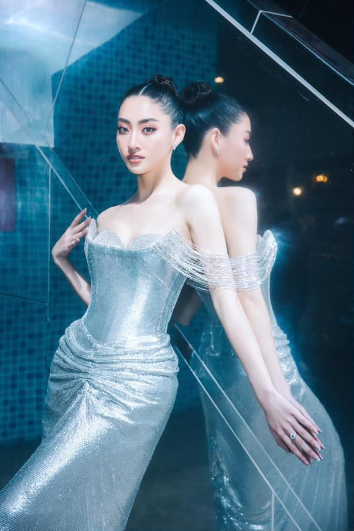 Lương Thùy Linh diện đồ ren phô dáng quá sexy: Quả là áp lực cho người kế nhiệm mùa giải 2022 Ảnh 11