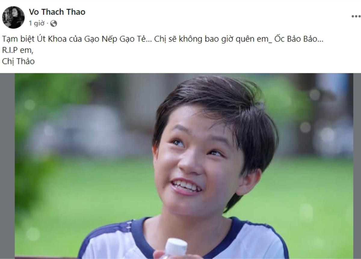 Lê Phương, Thúy Ngân cùng dàn sao Việt nức nở khi hay tin 'Út Khoa' trong Gạo nếp gạo tẻ qua đời Ảnh 2