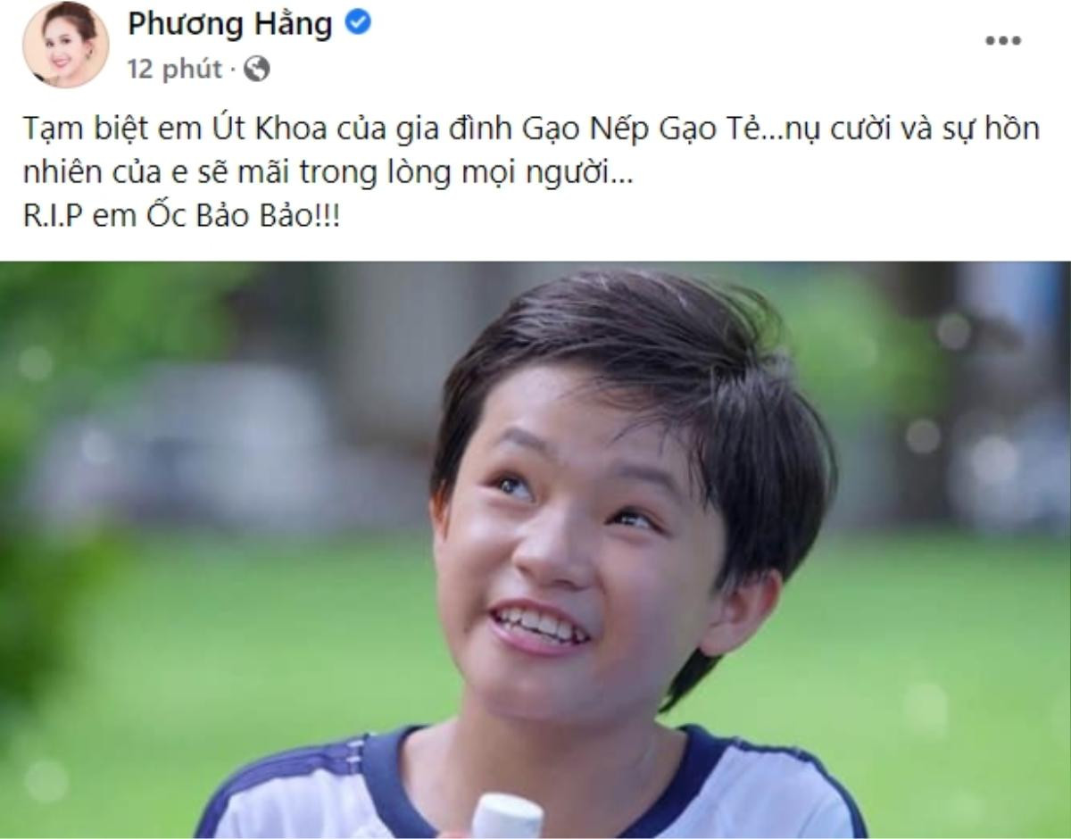 Lê Phương, Thúy Ngân cùng dàn sao Việt nức nở khi hay tin 'Út Khoa' trong Gạo nếp gạo tẻ qua đời Ảnh 4