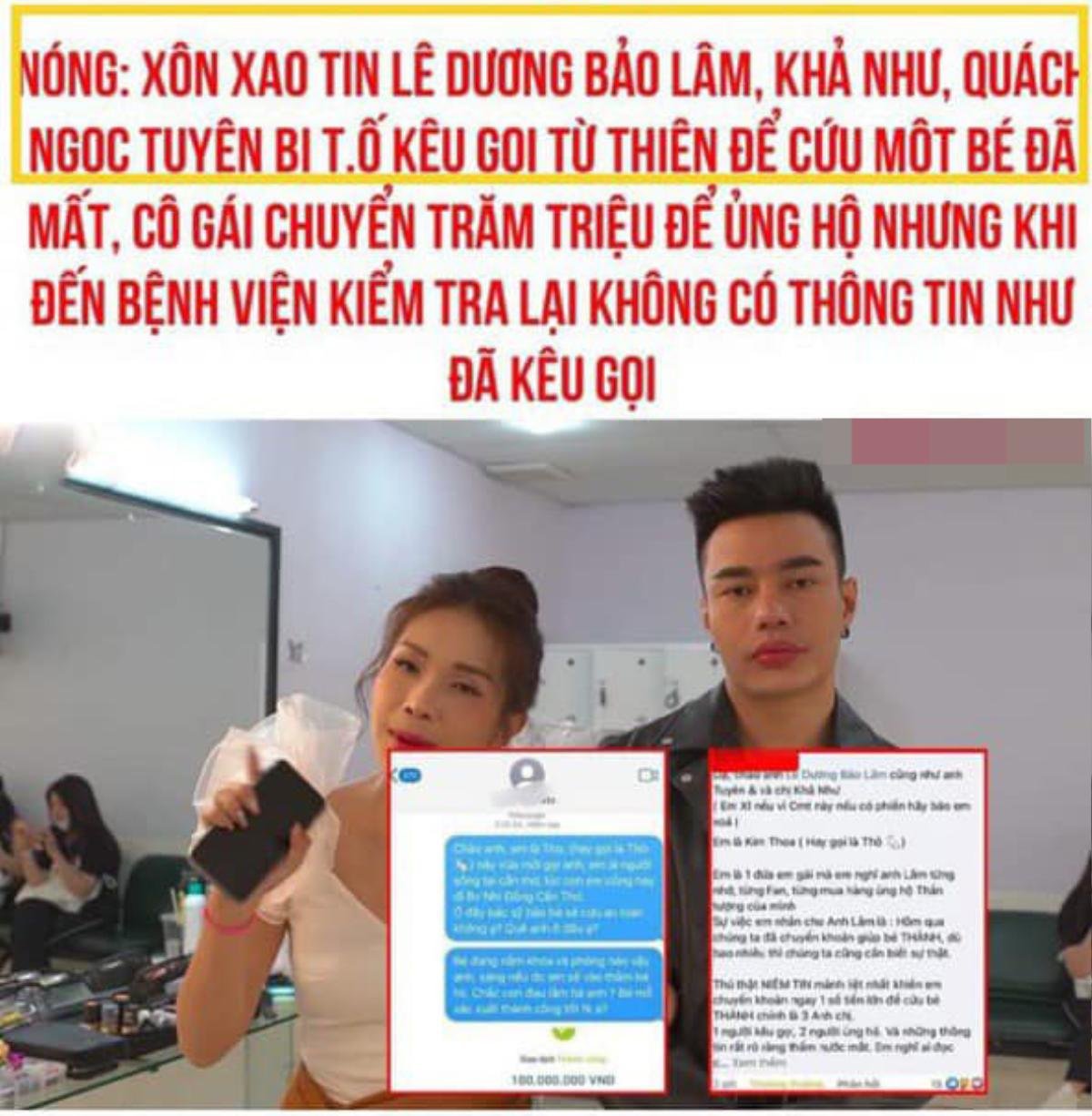 Bà xã Lê Dương Bảo Lâm 'răn đe' chồng khi bất thình lình vướng phải ồn ào từ thiện Ảnh 2