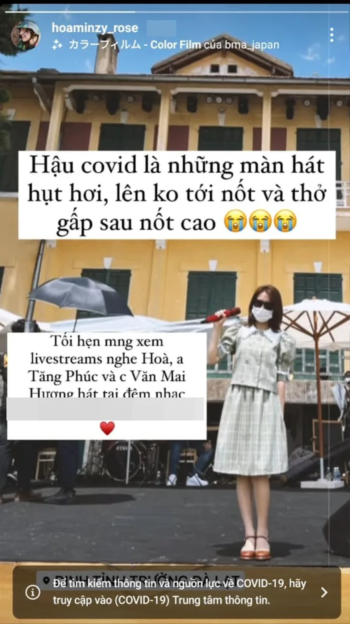 Giọng hát của Hòa Minzy trong sân khấu mới nhất hậu COVID-19: Liệu có bị thay đổi nghiêm trọng? Ảnh 2