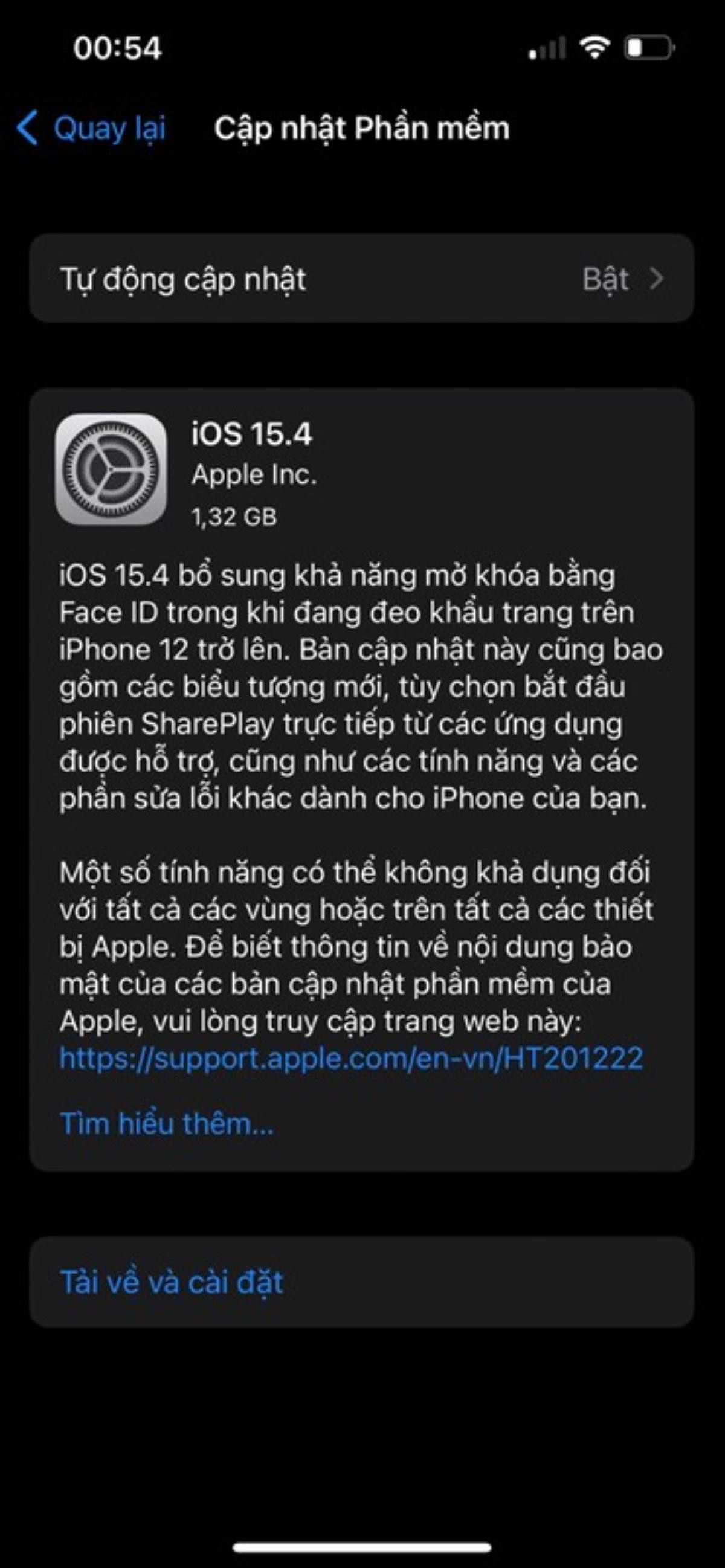 iOS 15.4 chính thức ra mắt, cho phép mở khóa Face ID mà không cần tháo khẩu trang Ảnh 2