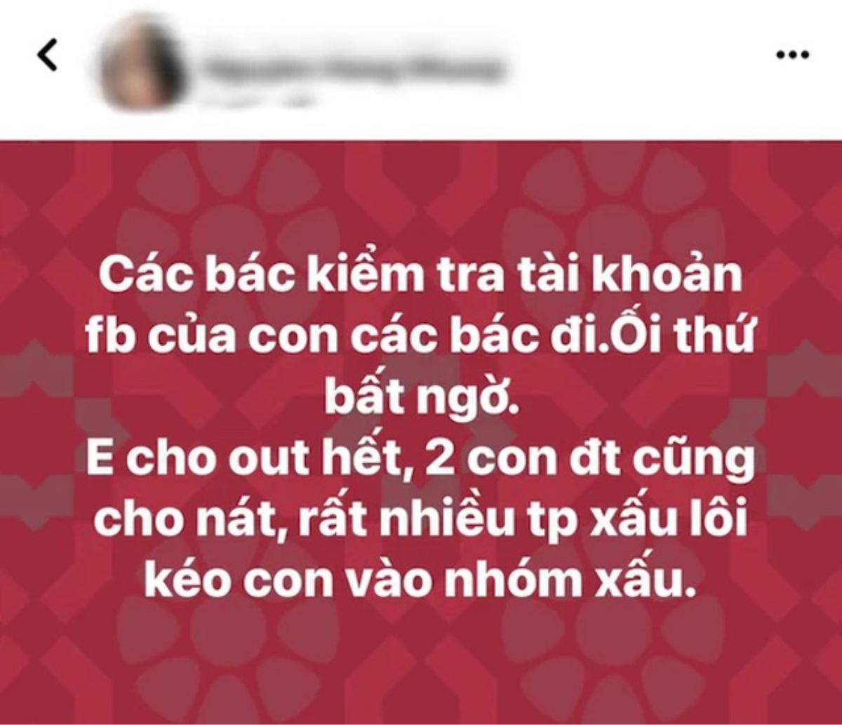 Cách hành xử của nghệ sĩ Việt khi phát hiện con trẻ bị lôi kéo vào nhóm xấu Ảnh 3