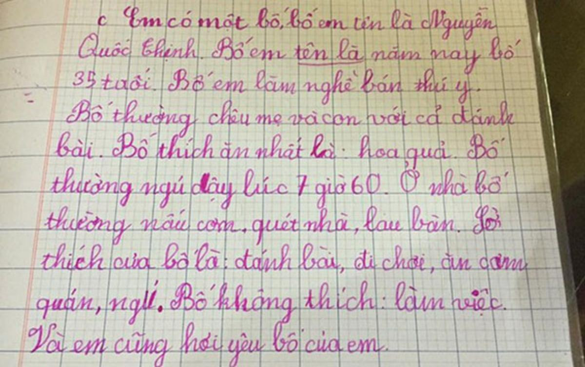 Bài văn 'bóc phốt' cô giáo không chút tiếc thương và lời phê gây chú ý Ảnh 2