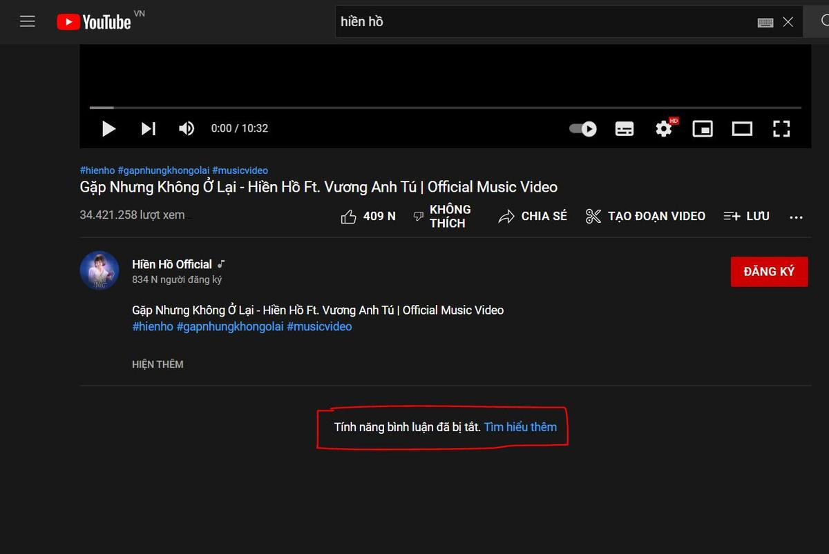 Ngoài khóa Facebook, Hiền Hồ còn có hành động 'phòng thủ' với MV trên Youtube giữa ồn ào Ảnh 3