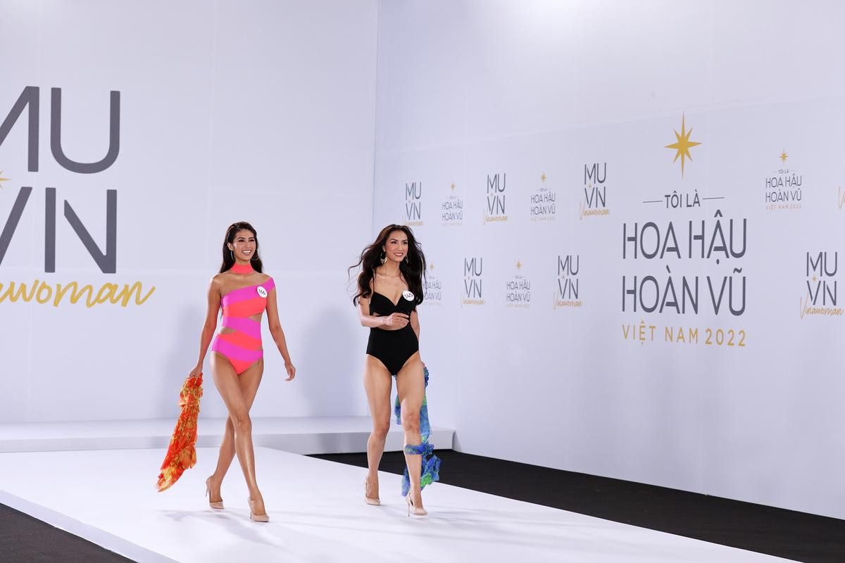 So kè hình thể thí sinh MUV 2022 với bikini: Bảo Ngọc, Hoàng Phương có ghi điểm? Ảnh 9