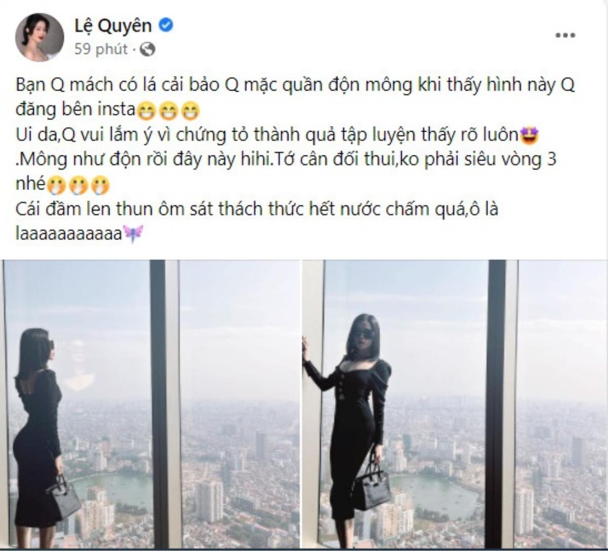 Lệ Quyên 'sướng rơn' khi bị nghi mặc quần độn mông Ảnh 1