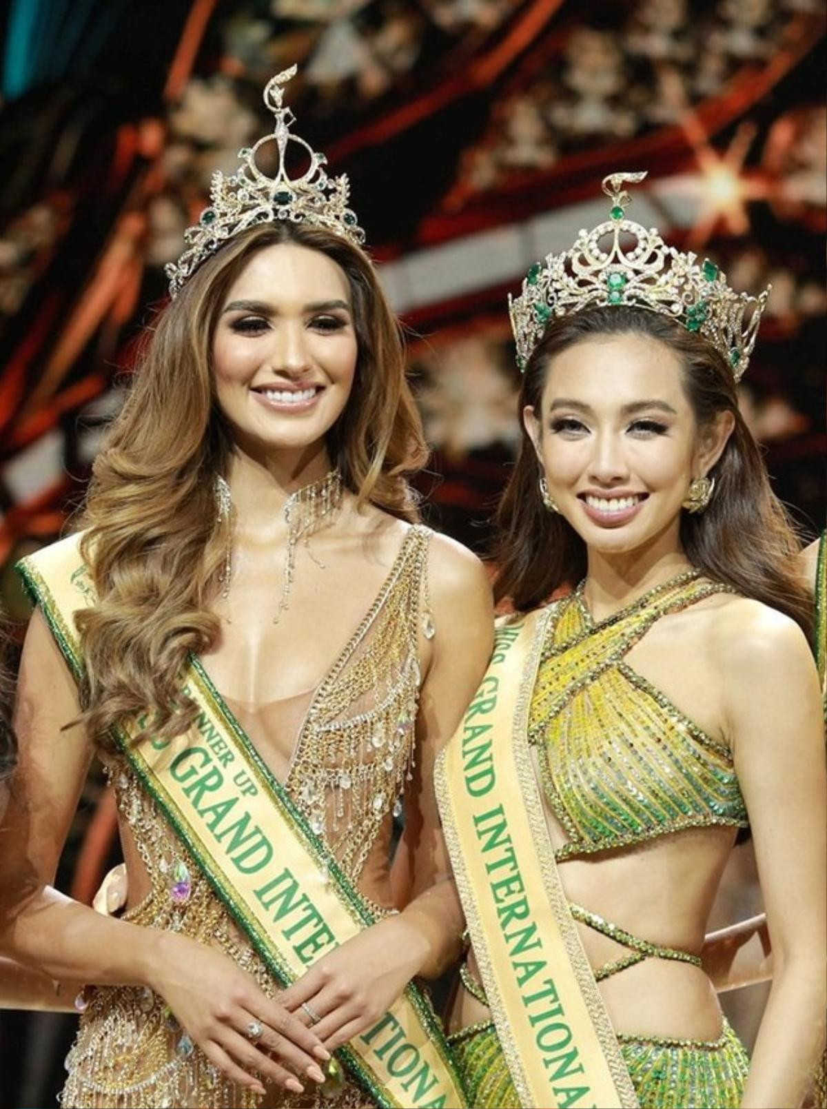 Thùy Tiên gặp lại Á hậu 1 Miss Grand 2021: Hai sắc vóc tuyệt mỹ xứng danh Top 2 đẹp nhất lịch sử Ảnh 1