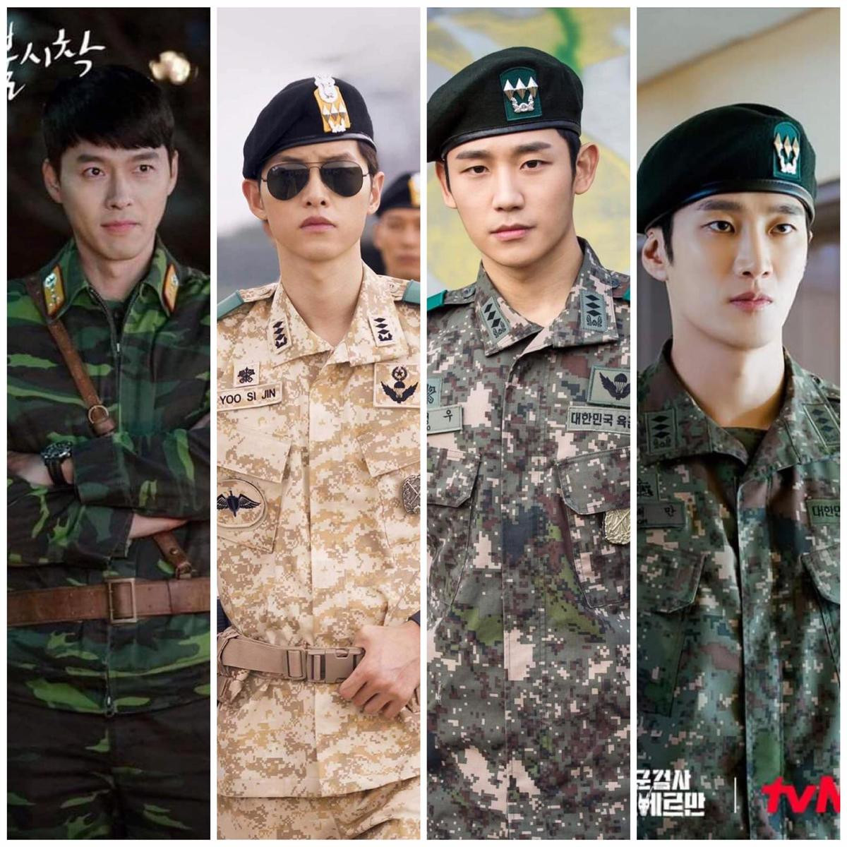 Hyun Bin, Song Joong Ki, Jung Hae In, ai là người mặc trang phục quân nhân đẹp nhất? Ảnh 1