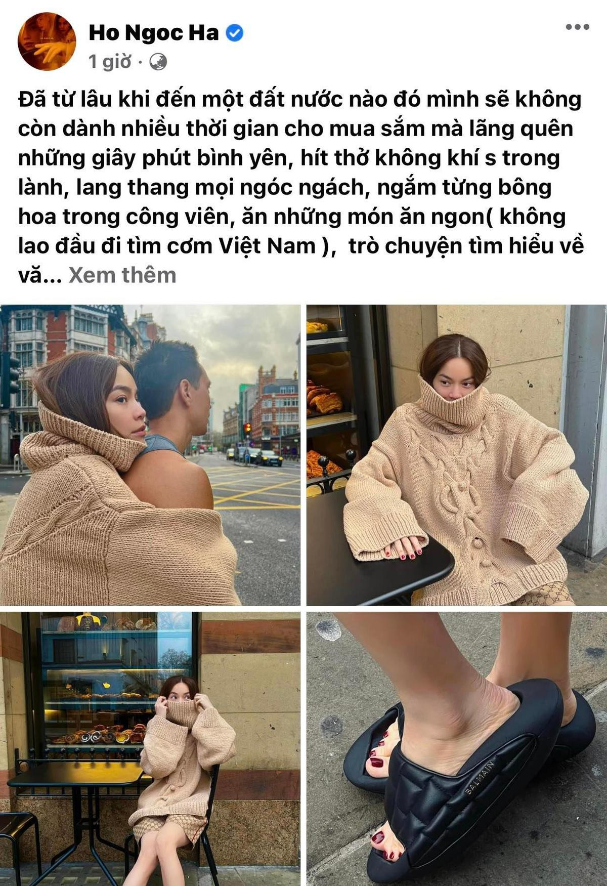 Vợ chồng Hà Hồ - Kim Lý đã có dịp 'xả vai bố mẹ bỉm sữa' hẹn hò bên trời Tây.