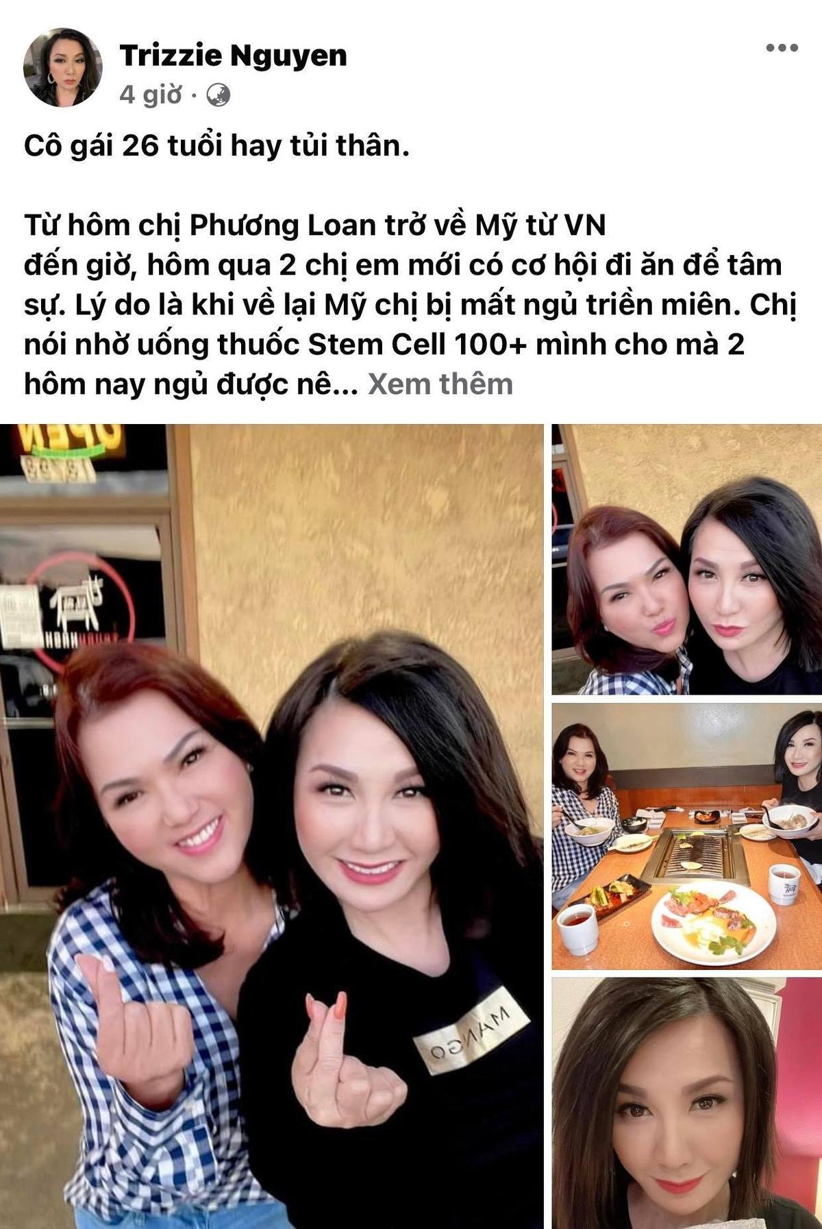 Trizzie Phương Trinh tiết lộ vợ cố nghệ sĩ Chí Tài đã thay đổi điều này sau khi về Việt Nam Ảnh 1