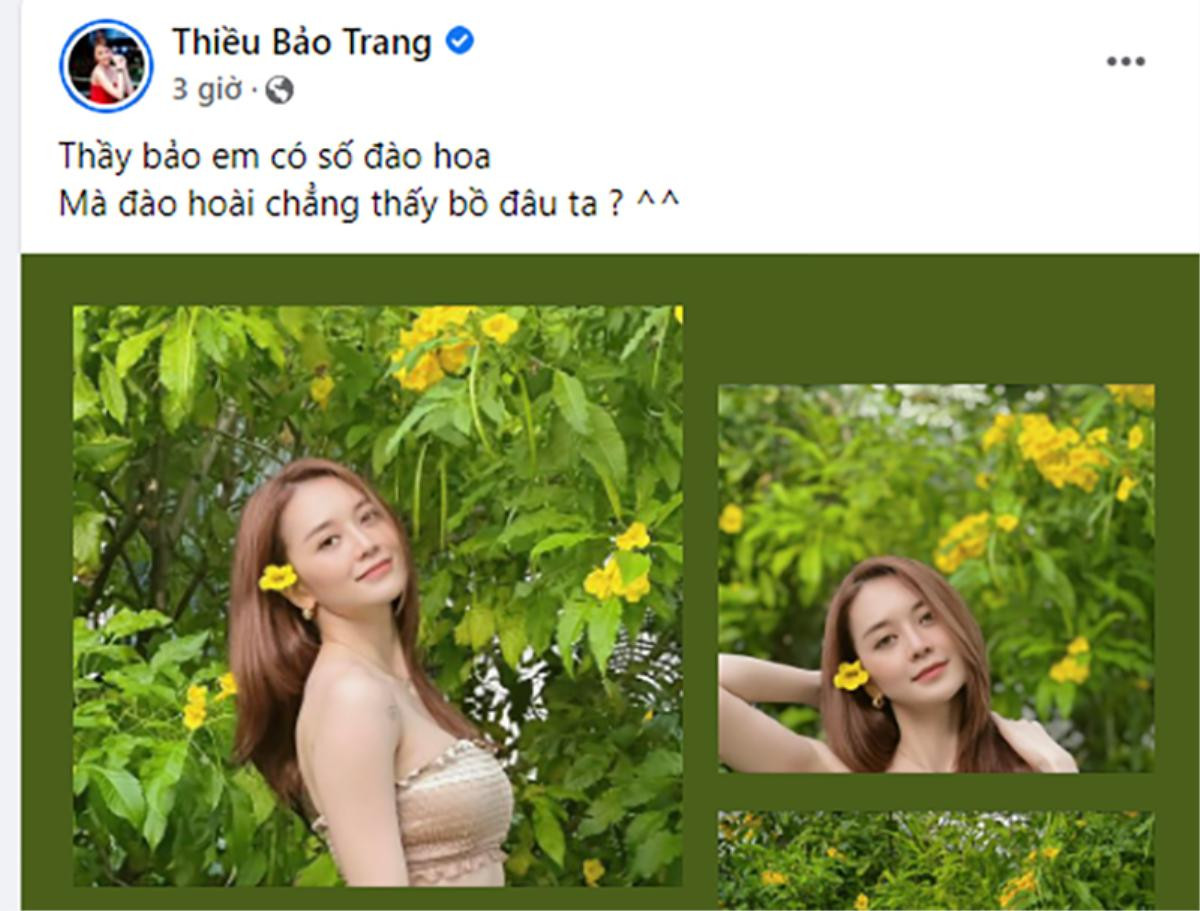 Thiều Bảo Trang khoe 'số đào hoa' hậu chia tay Phương Uyên Ảnh 5