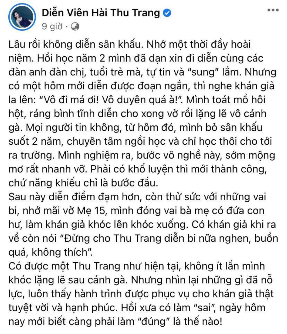 Bị khán giả đuổi vào khi đang diễn, Thu Trang bật khóc trong cánh gà, phải bỏ sân khấu suốt 2 năm Ảnh 4