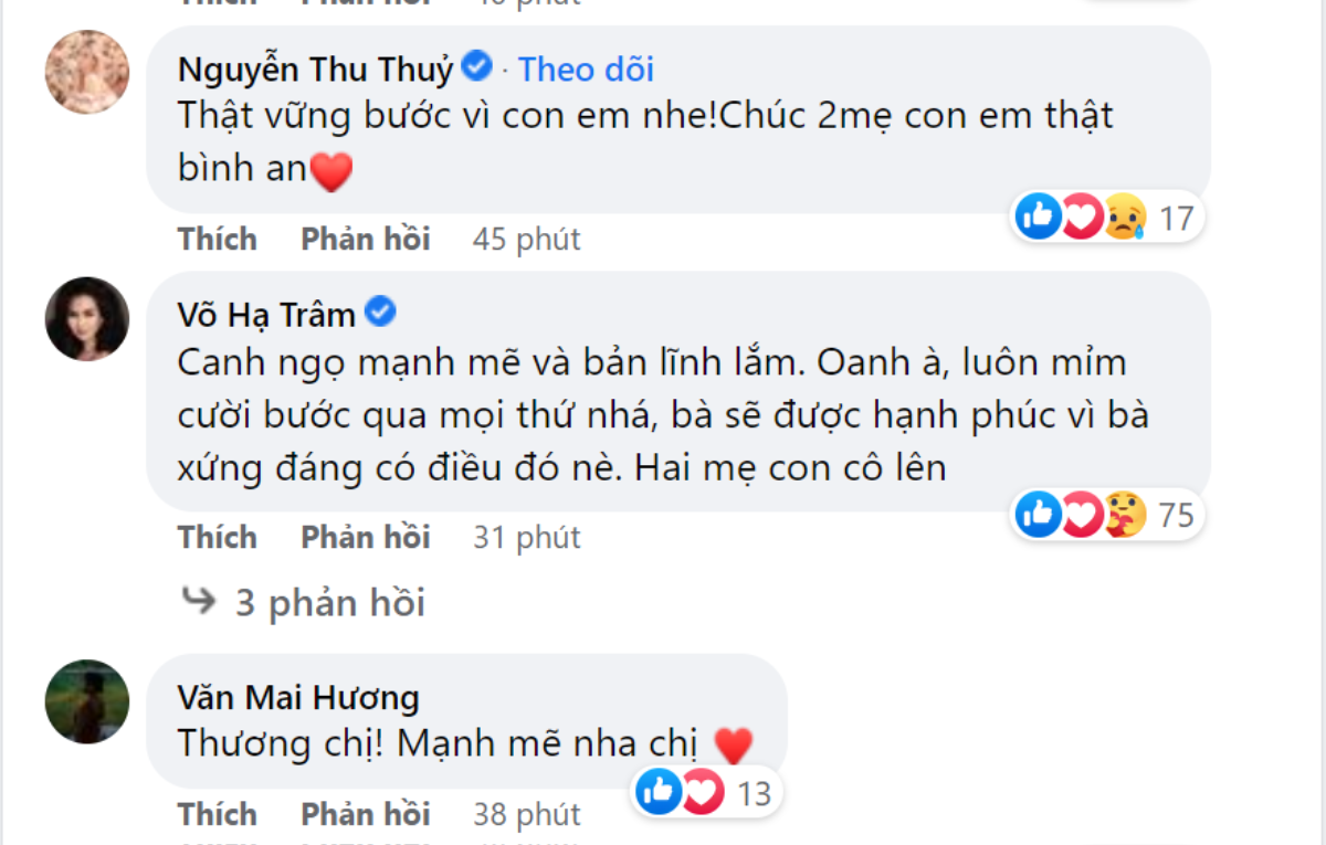 Sao Việt gửi lời động viên Hoàng Oanh, đáng chú ý là tâm sự của những sao nữ từng đổ vỡ trong hôn nhân Ảnh 3