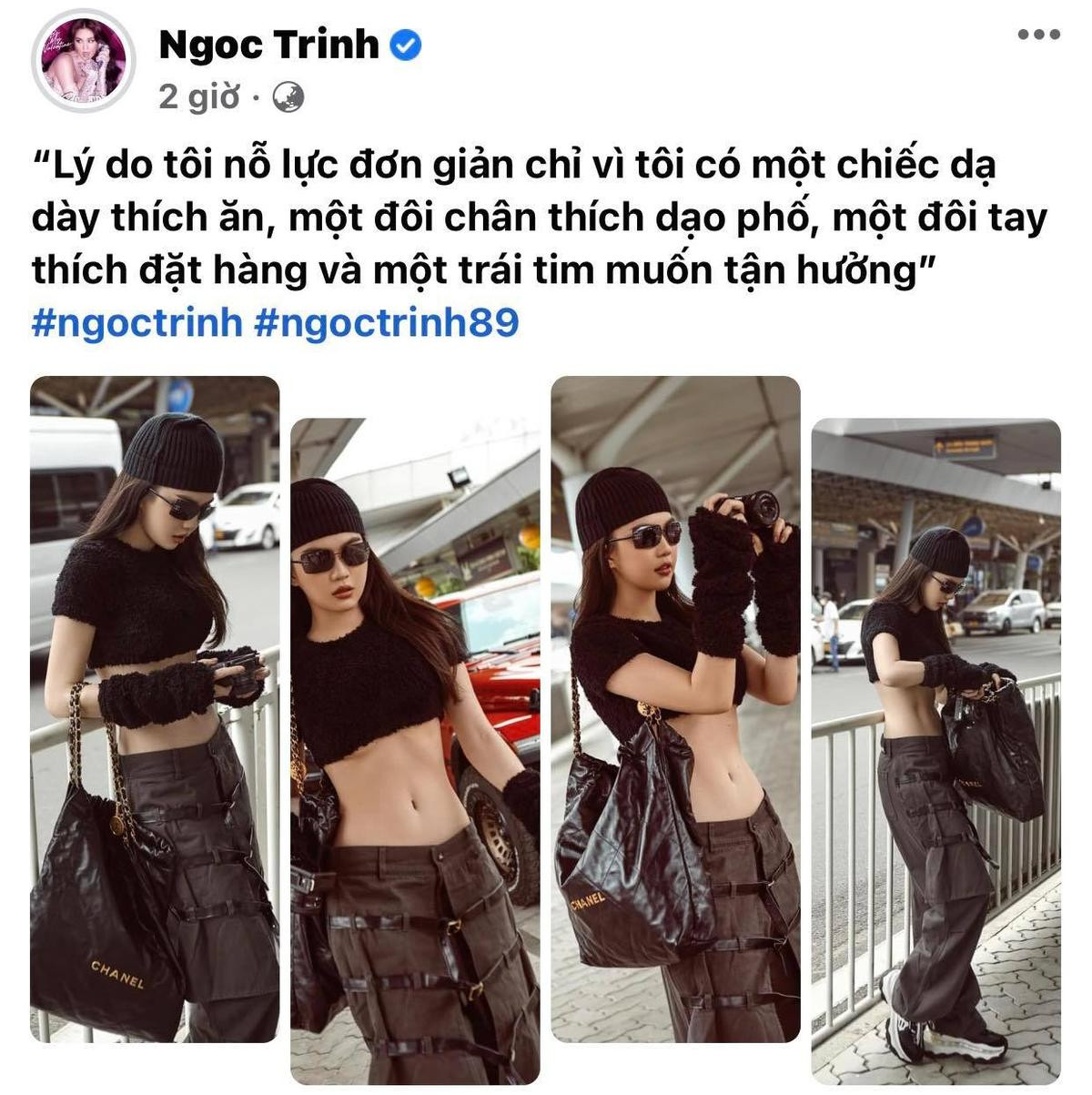 Ngọc Trinh khoe visual hở 'sương sương', tiết lộ luôn lý do nỗ lực mỗi ngày Ảnh 1