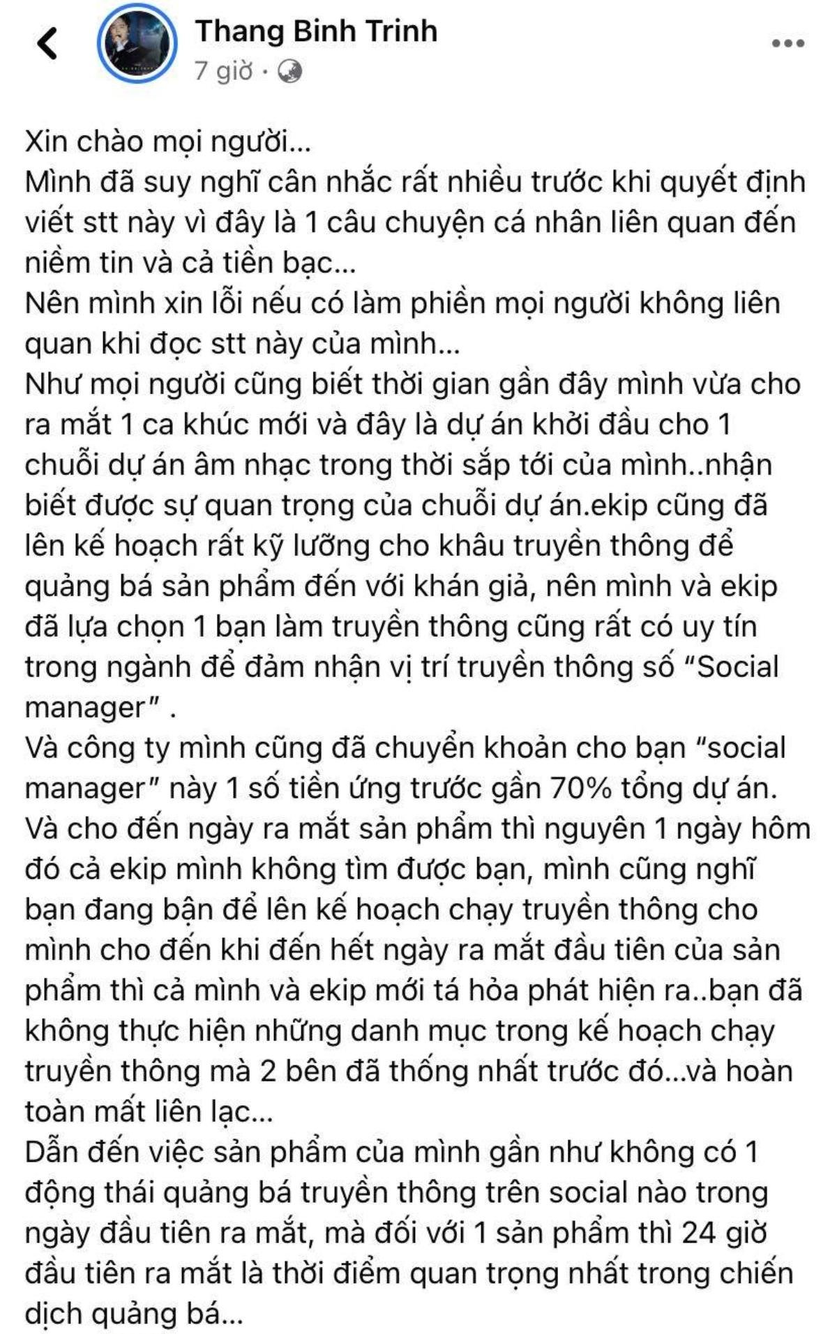 Trịnh Thăng Bình mất ngủ cả đêm vì bị lừa số tiền khủng Ảnh 2