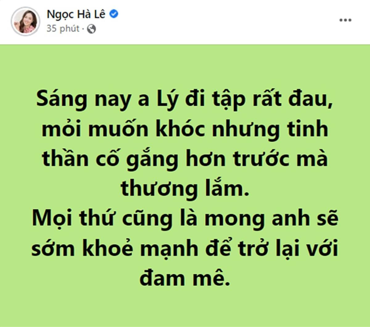 Bà xã xúc động khi NSND Công Lý bật khóc lúc làm vật lý trị liệu sau chấn thương Ảnh 1