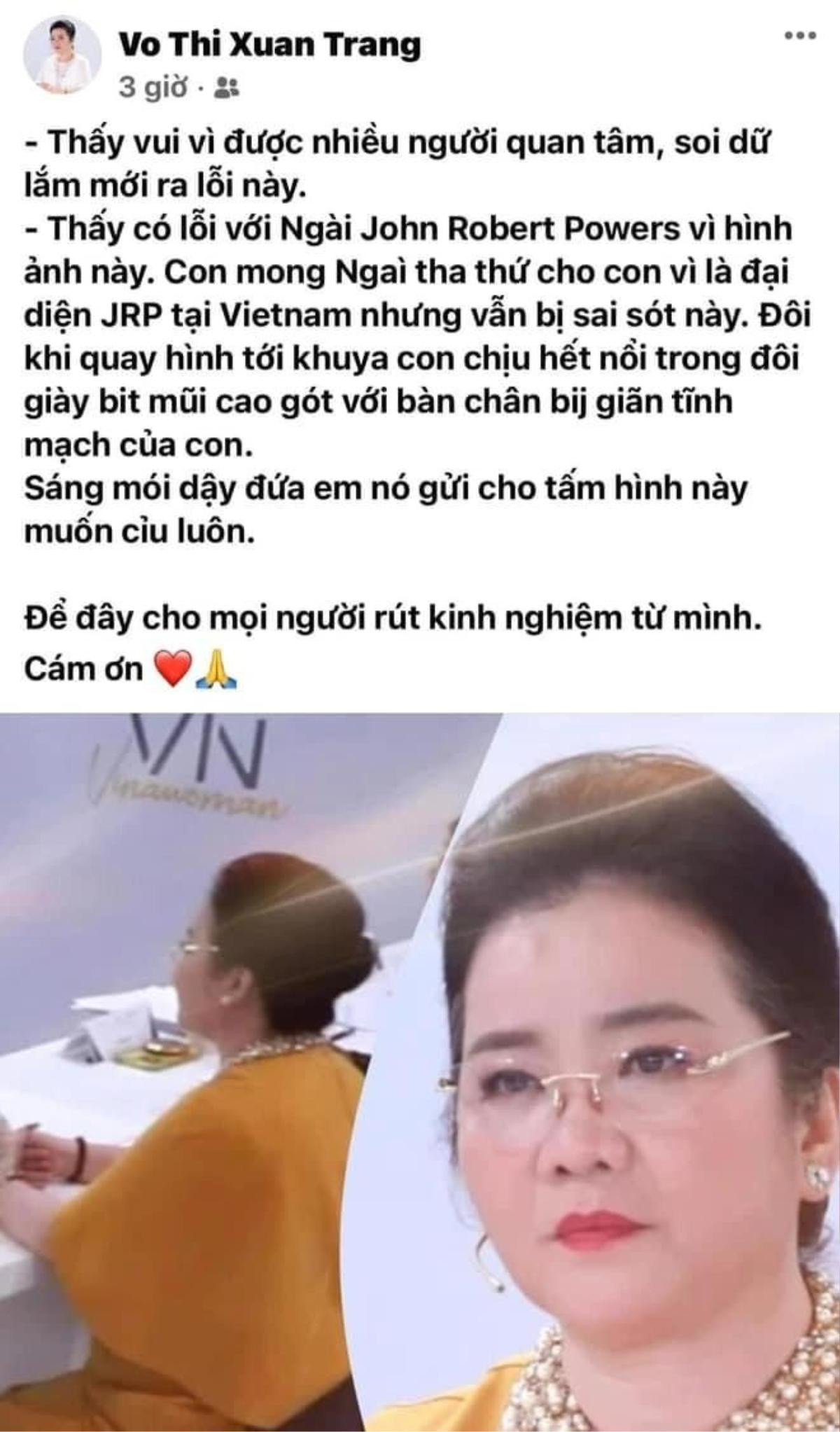 'Master thanh lịch' Xuân Trang nói gì sau khi bị trừ điểm thanh lịch vì đi chân trần trên sóng MUV? Ảnh 4