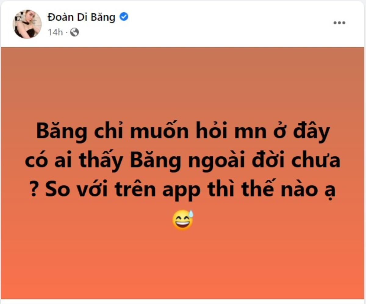 Lộ ảnh nhan sắc ngoài đời khác hẳn ảnh đăng Facebook, vợ chồng Đoàn Di Băng đồng loạt có động thái mới Ảnh 3